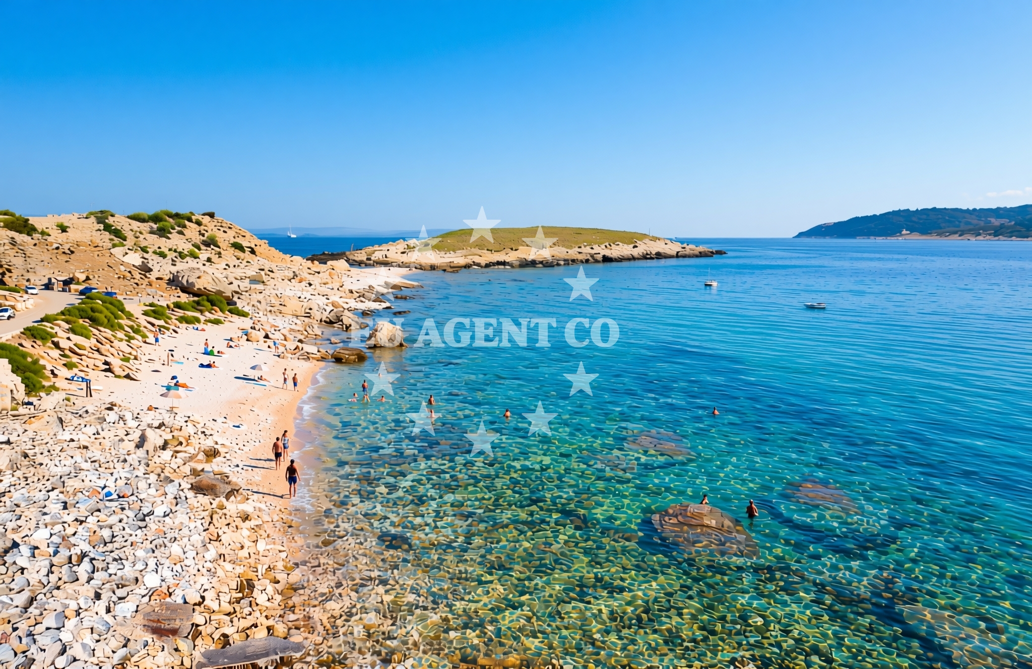 Additional view of Komarca beach in Parja bb, Uvala Parja, Vis