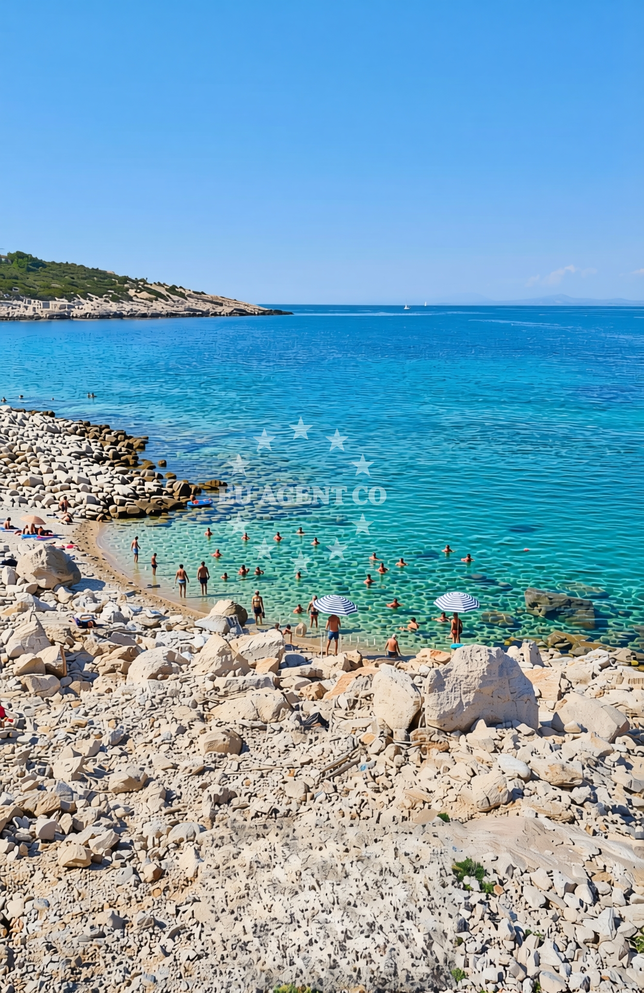 Additional view of Komarca beach in Parja bb, Uvala Parja, Vis