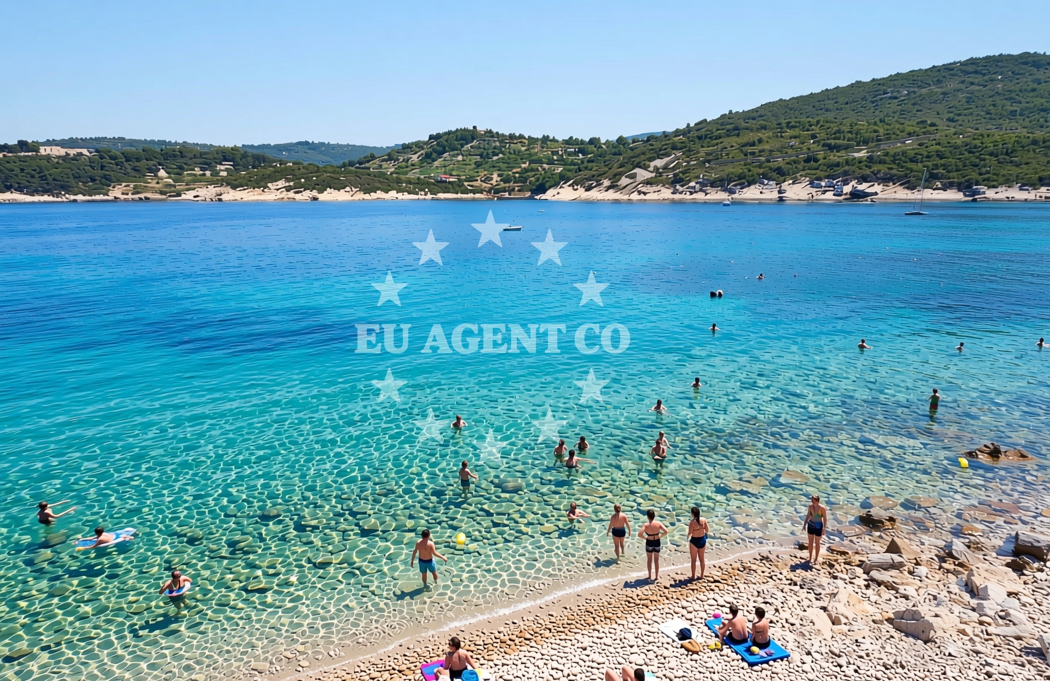 Additional view of Komarca beach in Parja bb, Uvala Parja, Vis