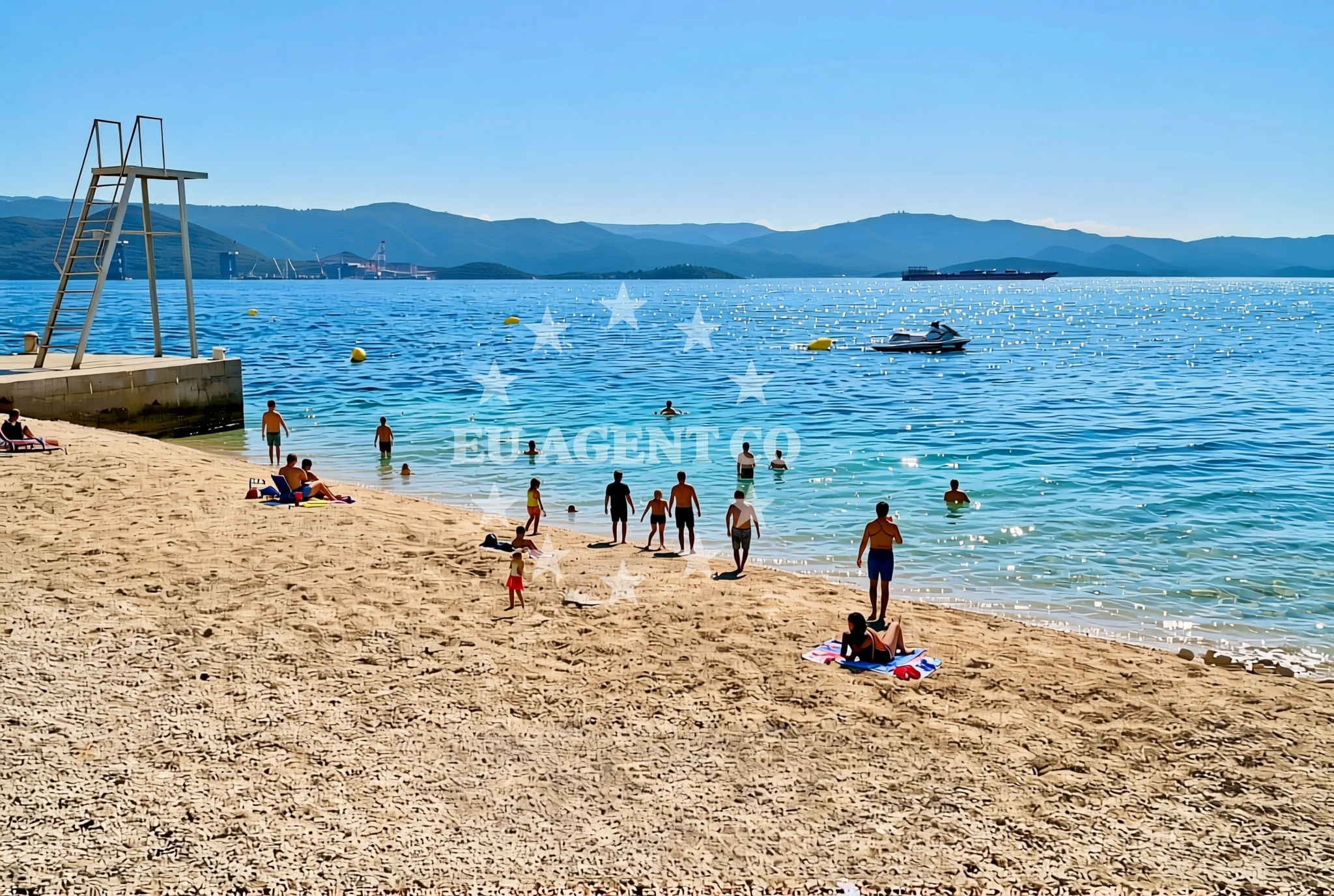 Additional view of Komarna: beaches and coves (3) in Komarna