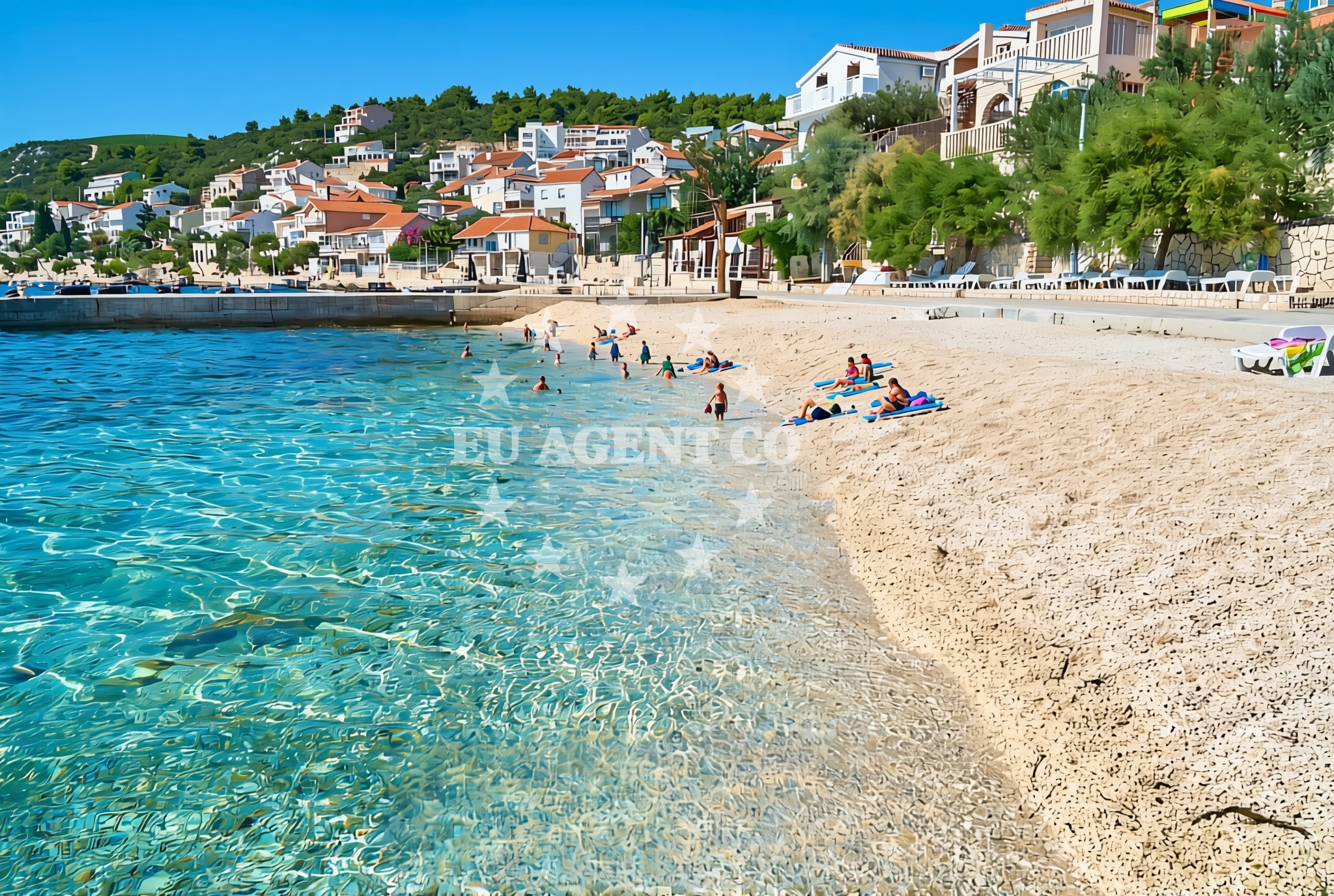 Additional view of Komarna: beaches and coves (3) in Komarna