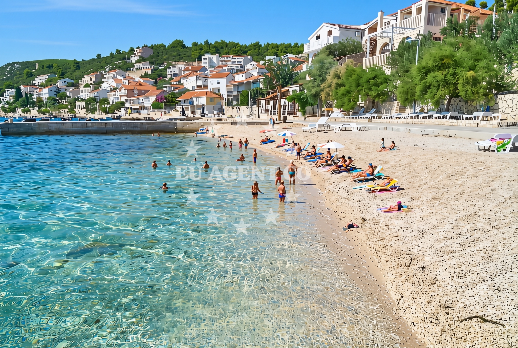 Additional view of Komarna jug, Komarna Beach in Komarna jug