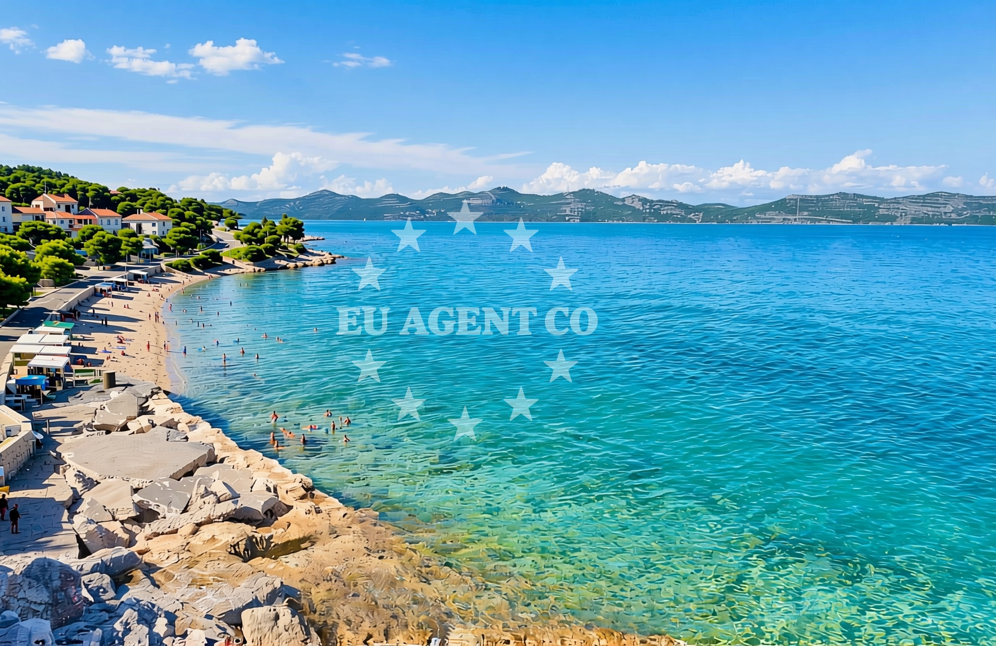 Additional view of Komoševa sjever, Mali Iž (Iž) Beach in Komoševa sjever