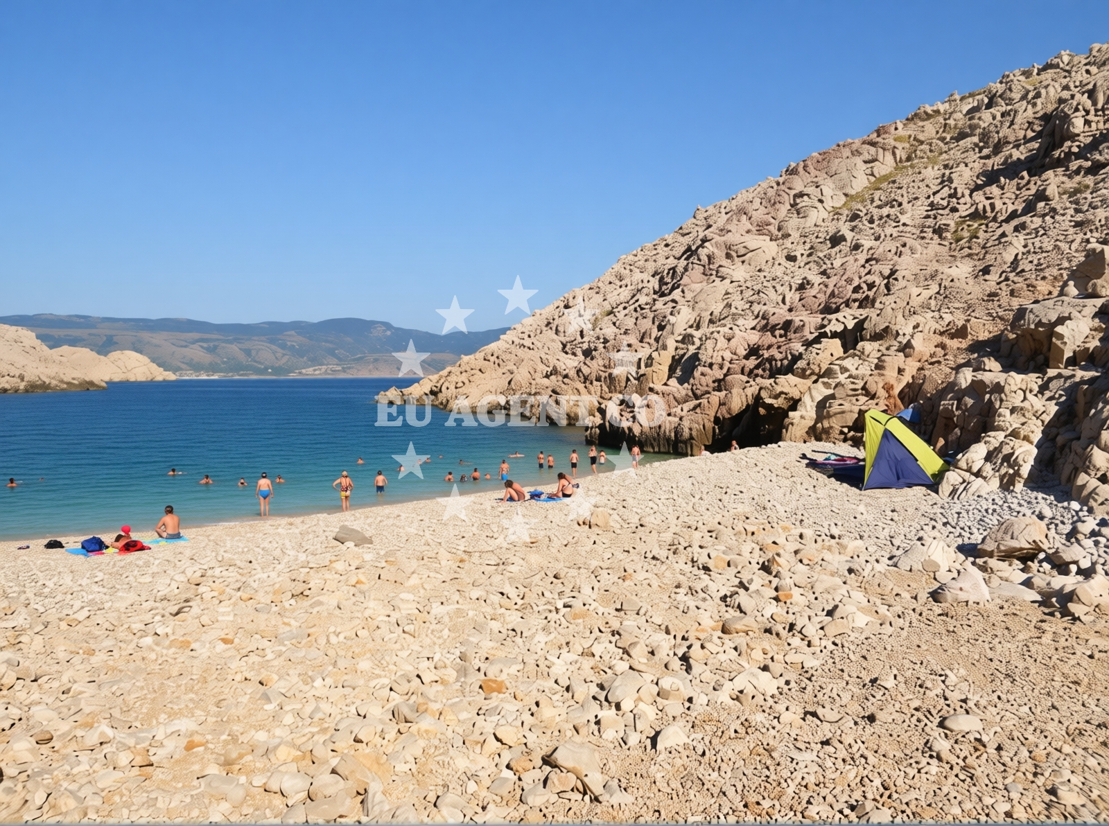 Additional view of Konjska beach in Ribarska 41, Baška