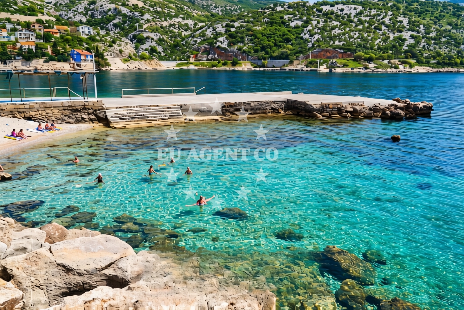 Overview of Konjsko (Karlobag): beaches and coves in Konjsko (Karlobag)