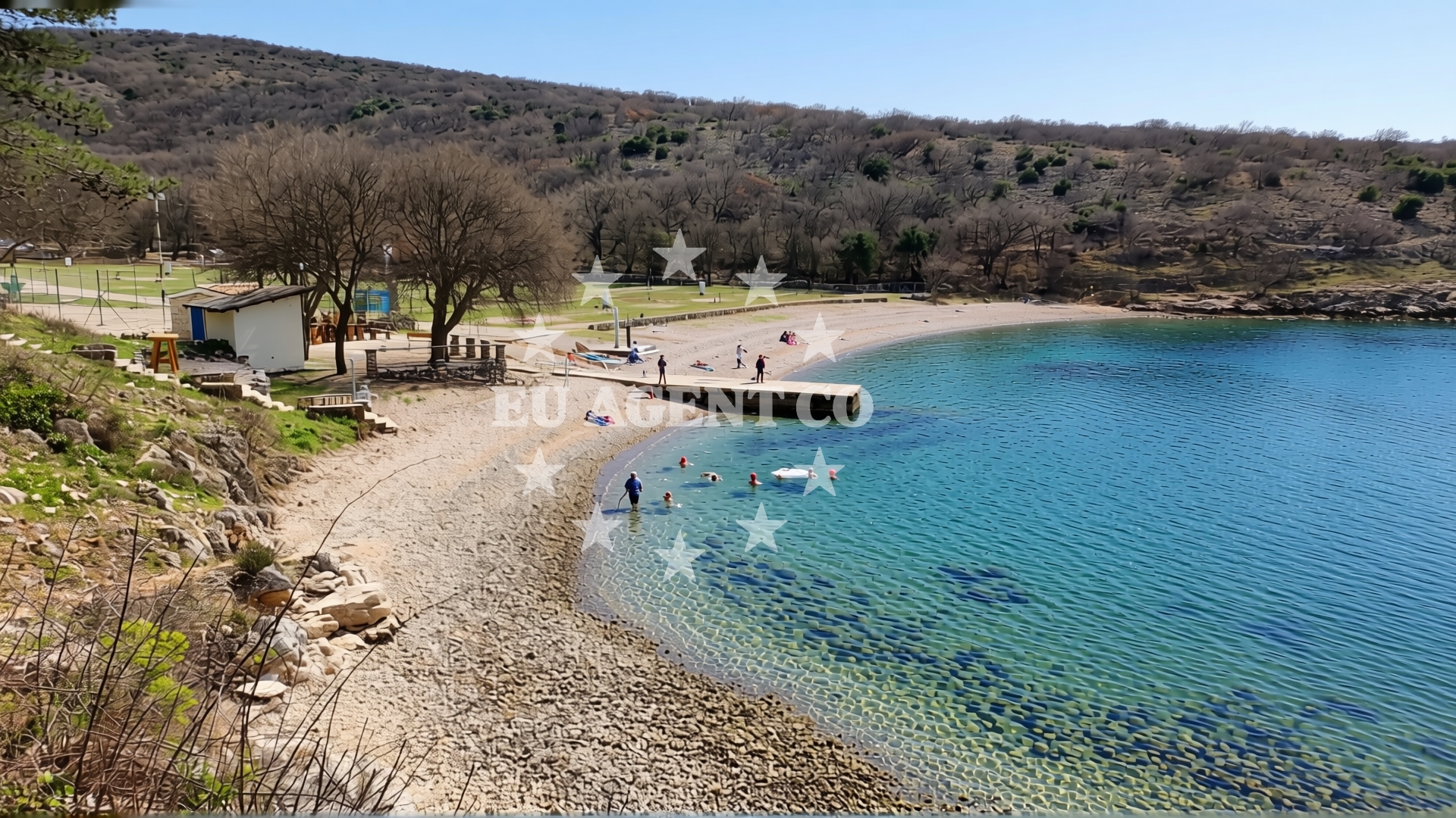 Overview of Konobe beach