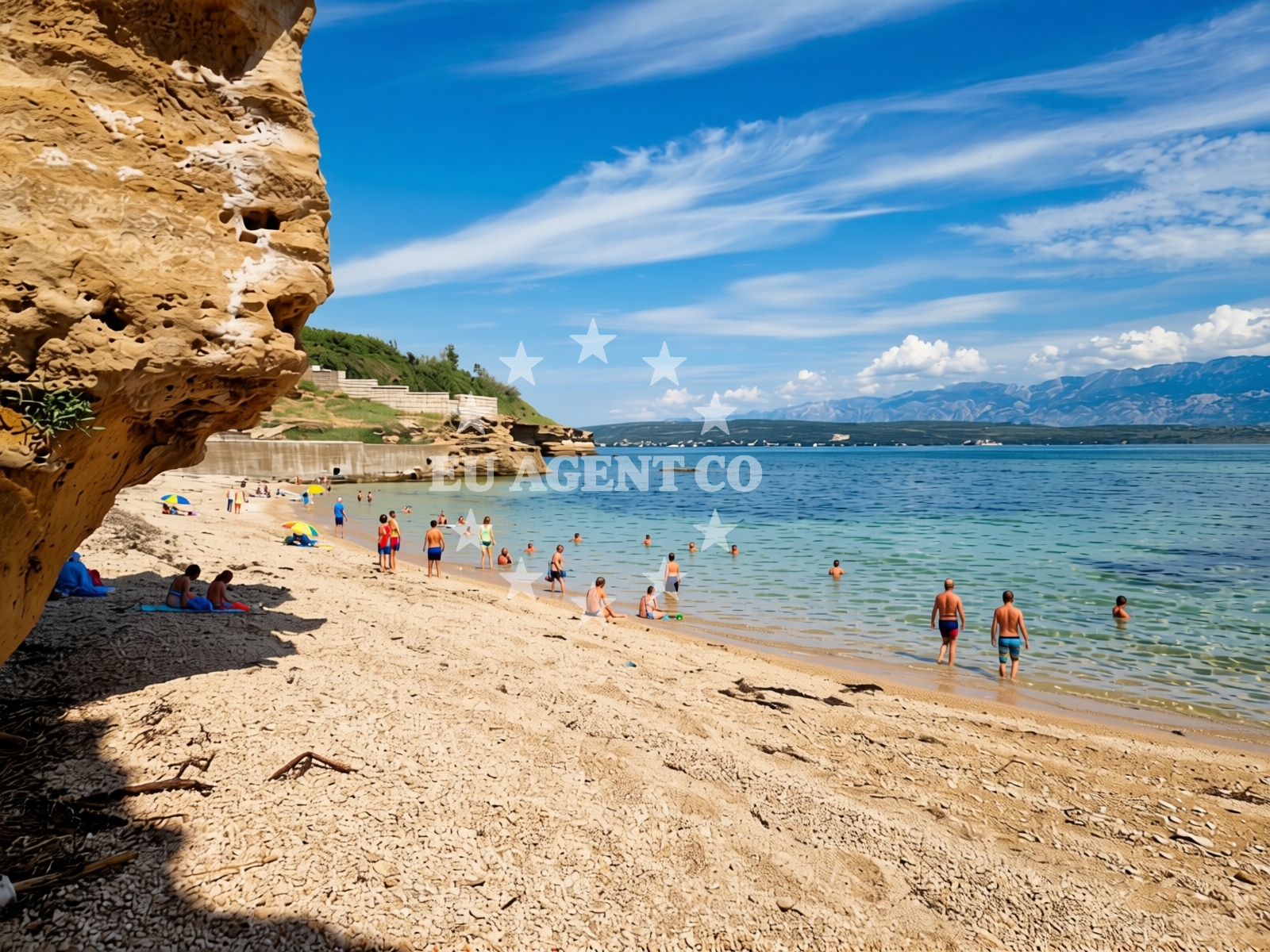 Shoreline and swimming area at Korala Beach in Rajka Nekića 3, Paljuv