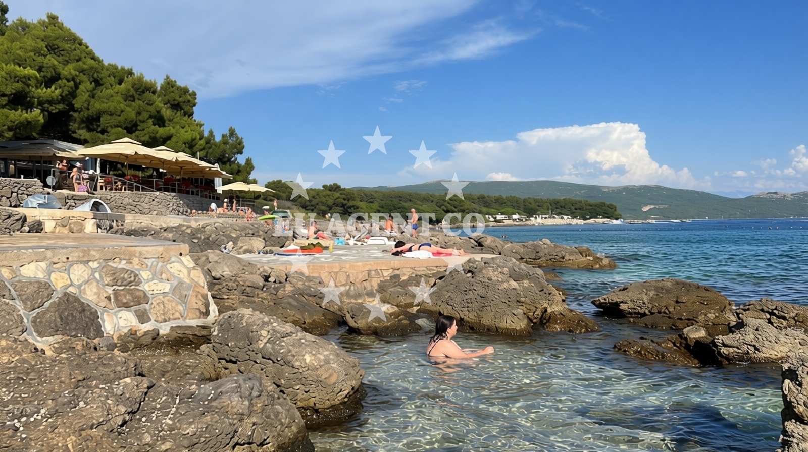 Additional view of Koralj Beach in , Krk