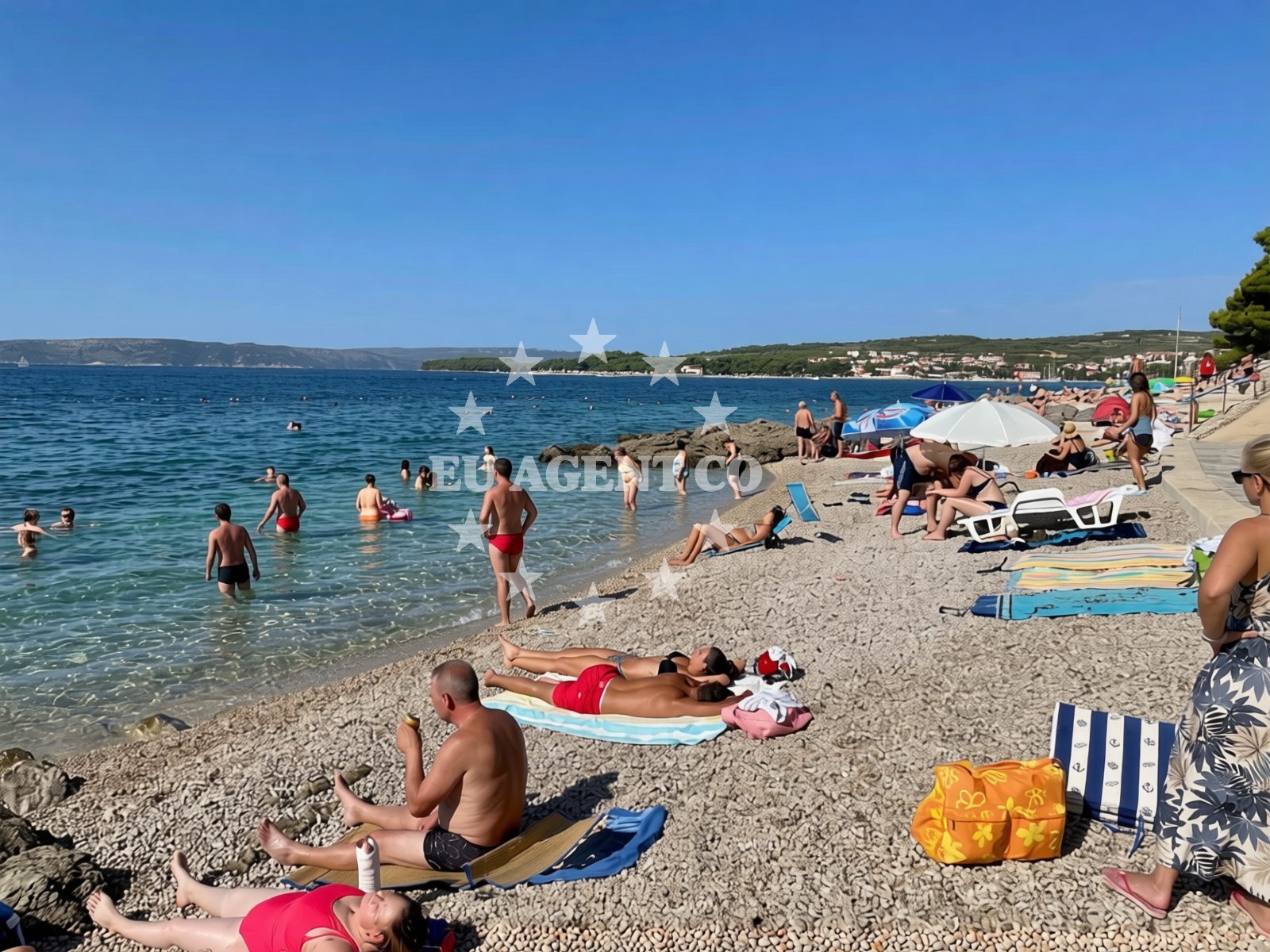 Additional view of Koralj Beach in , Krk