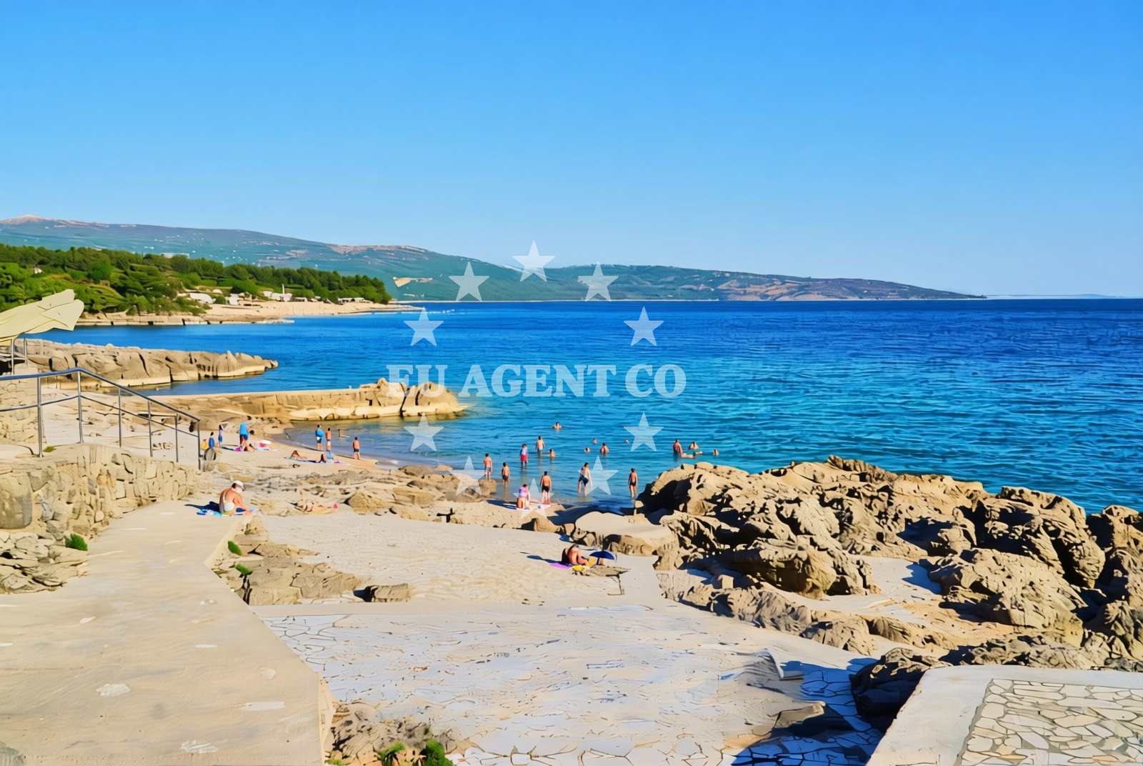 Additional view of Koralj Beach in , Krk