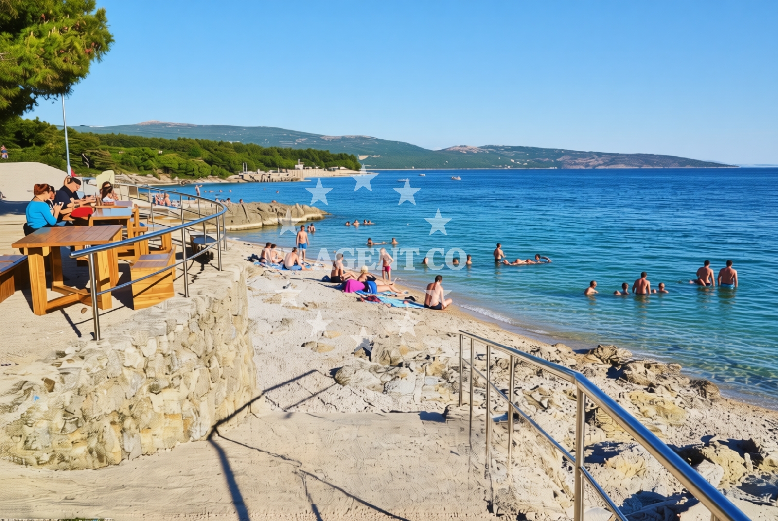 Additional view of Koralj Beach in , Krk
