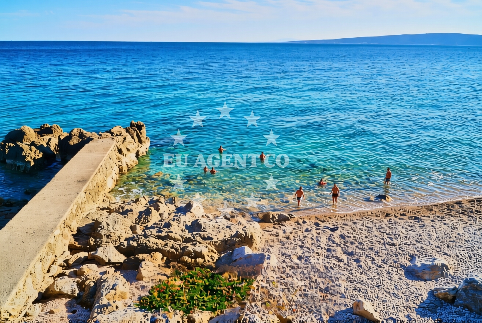 Additional view of Koralj Beach in , Krk