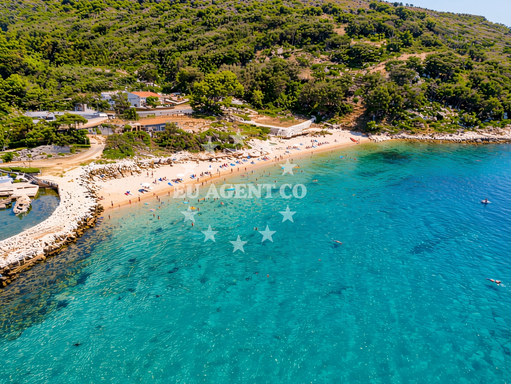 Additional view of Korcula beach