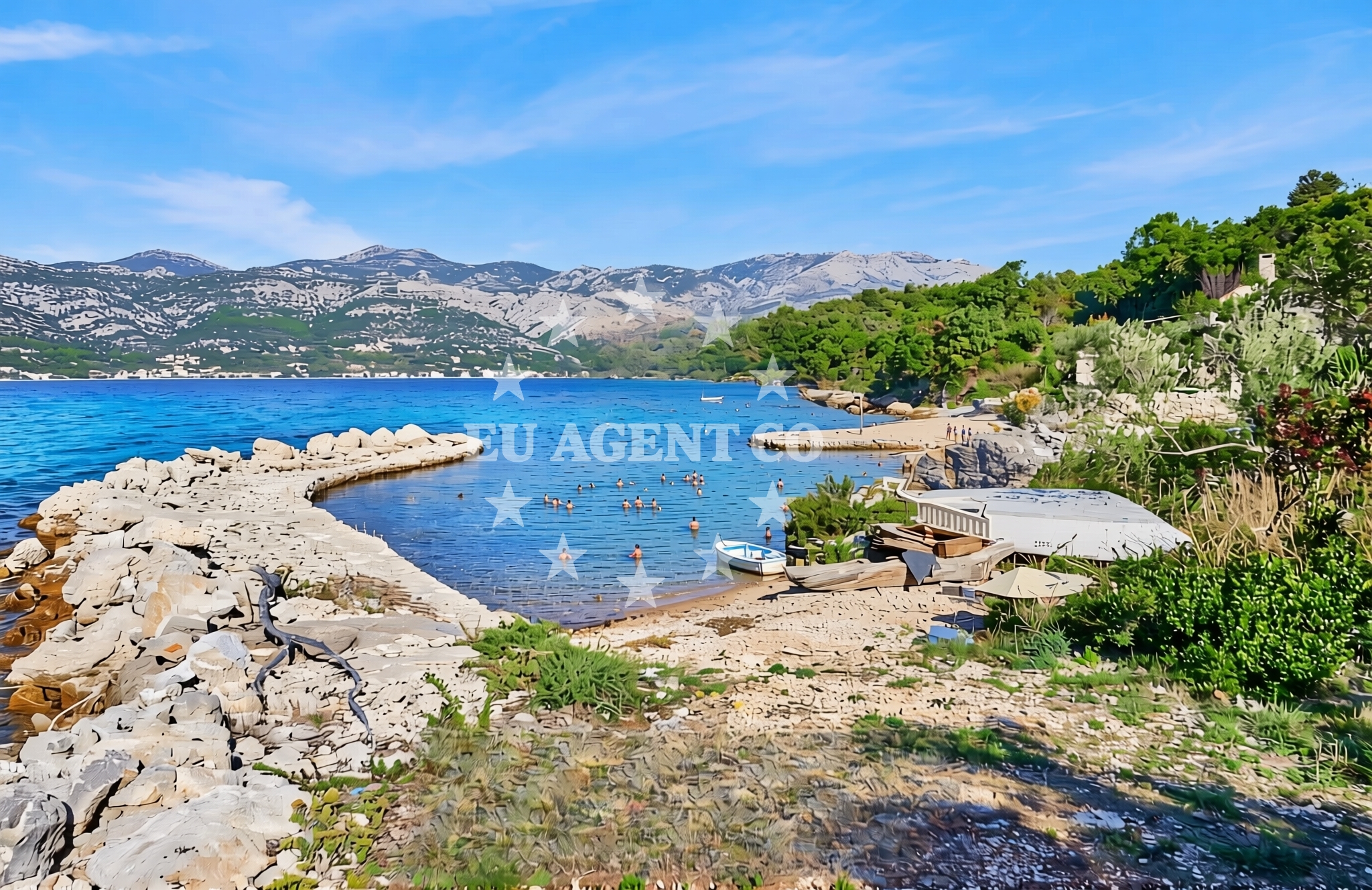Additional view of Korcula beach