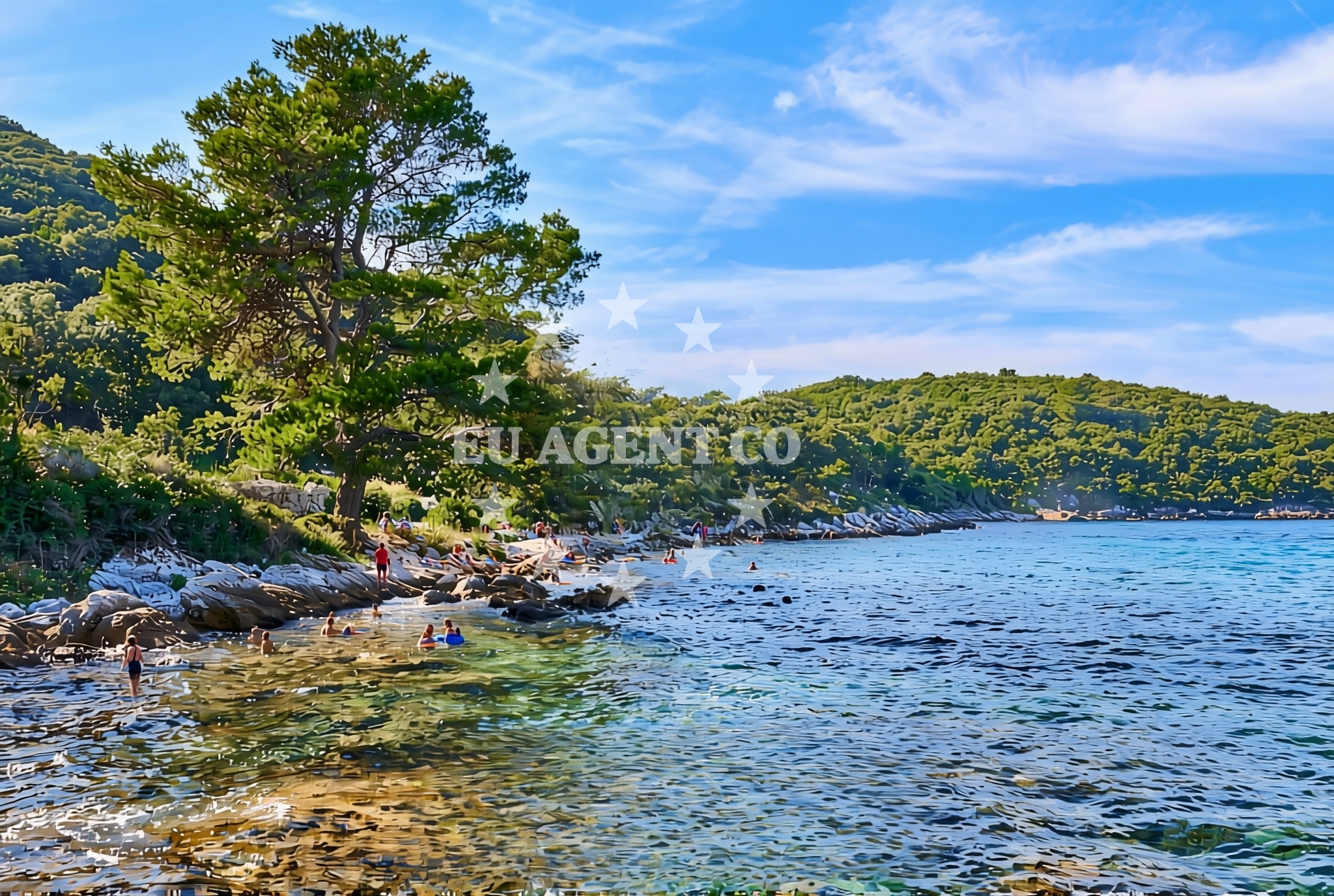Additional view of Korcula beach