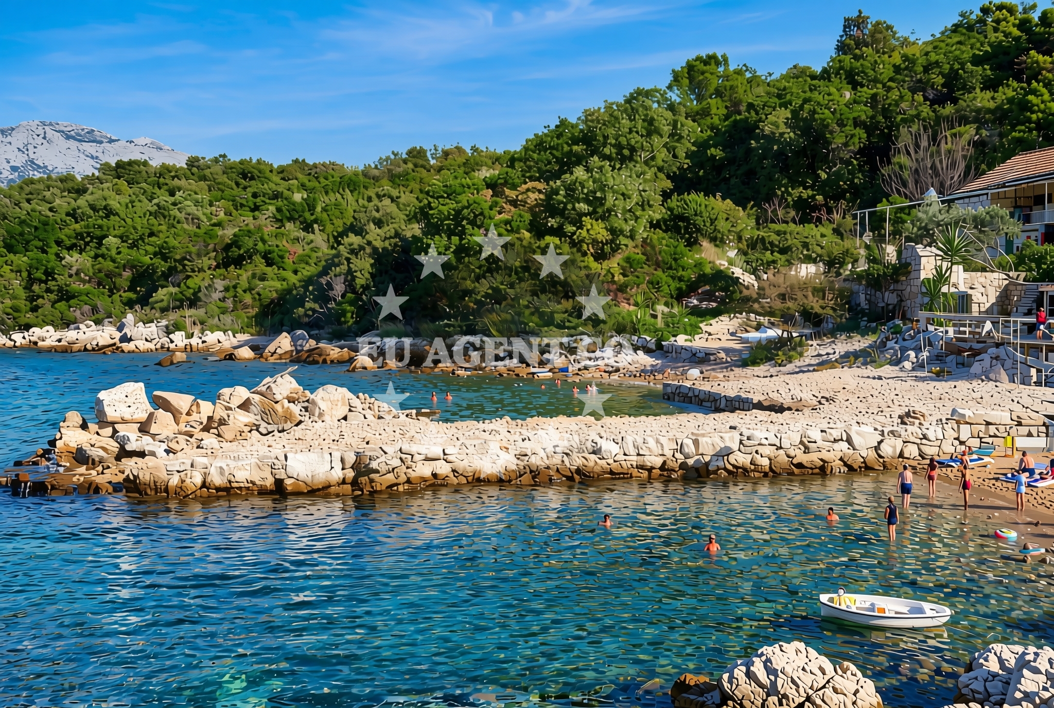 Additional view of Korcula beach