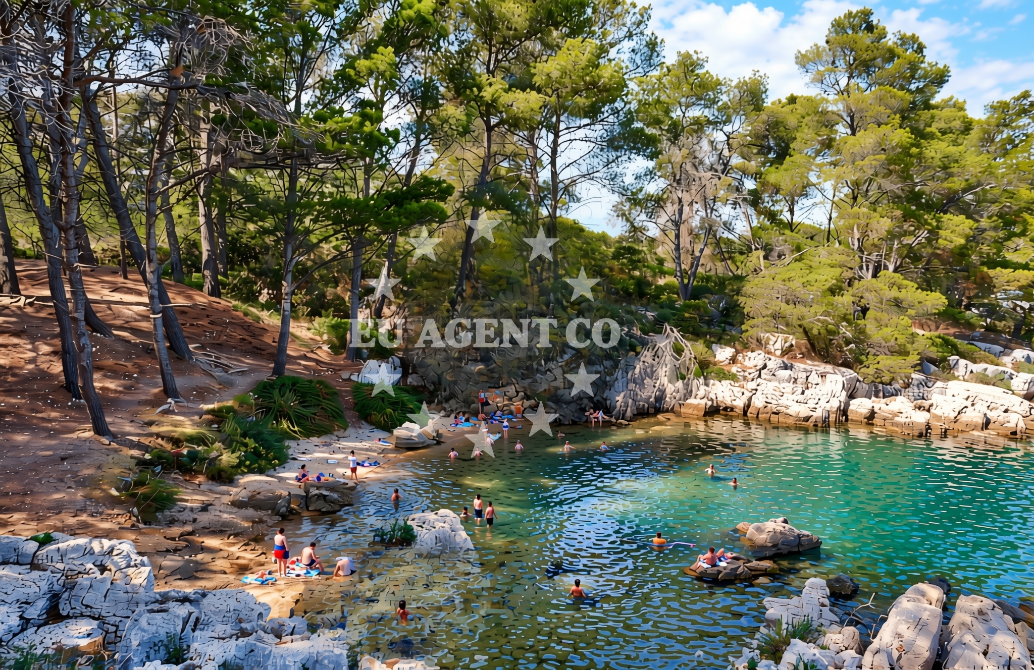 Overview of Kornati (Kornat): beaches and coves in Kornati (Kornat)
