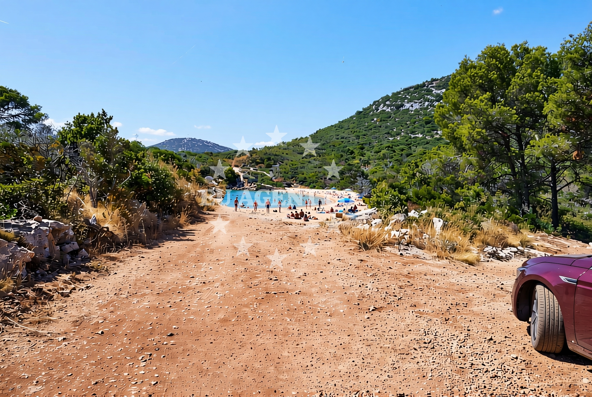 Beach facilities and surroundings at Kornati (Kornat): beaches and coves in Kornati (Kornat)
