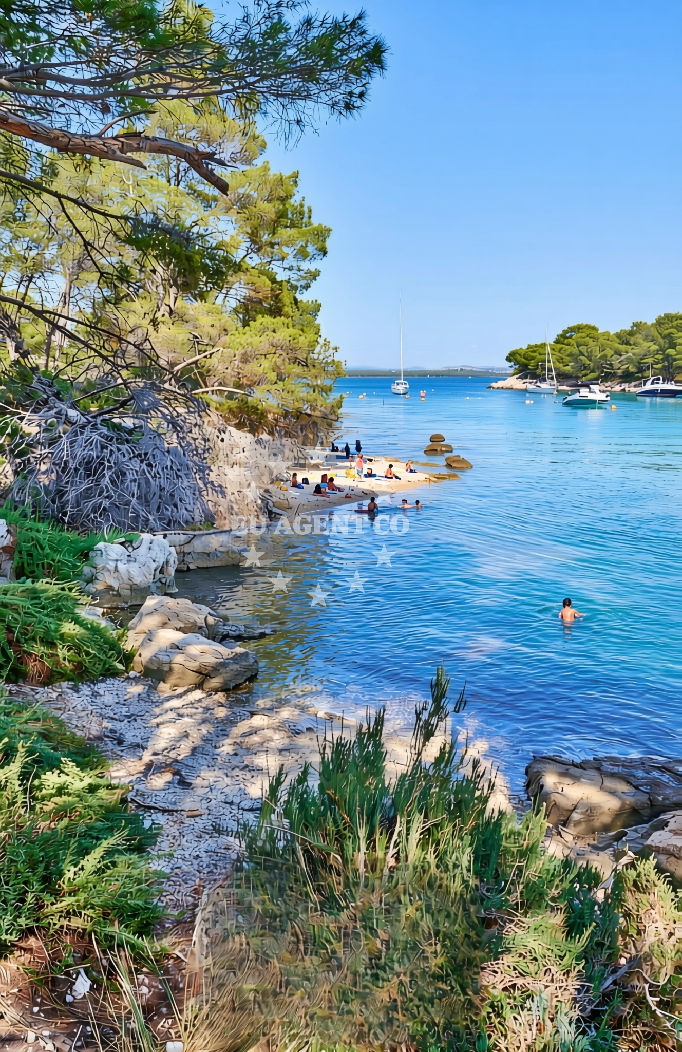 Additional view of Kornati (Kornat): beaches and coves in Kornati (Kornat)