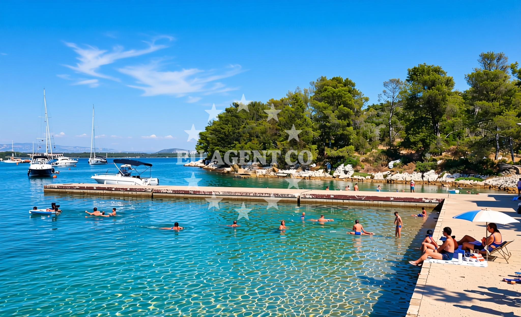 Additional view of Kornati (Kornat): beaches and coves in Kornati (Kornat)
