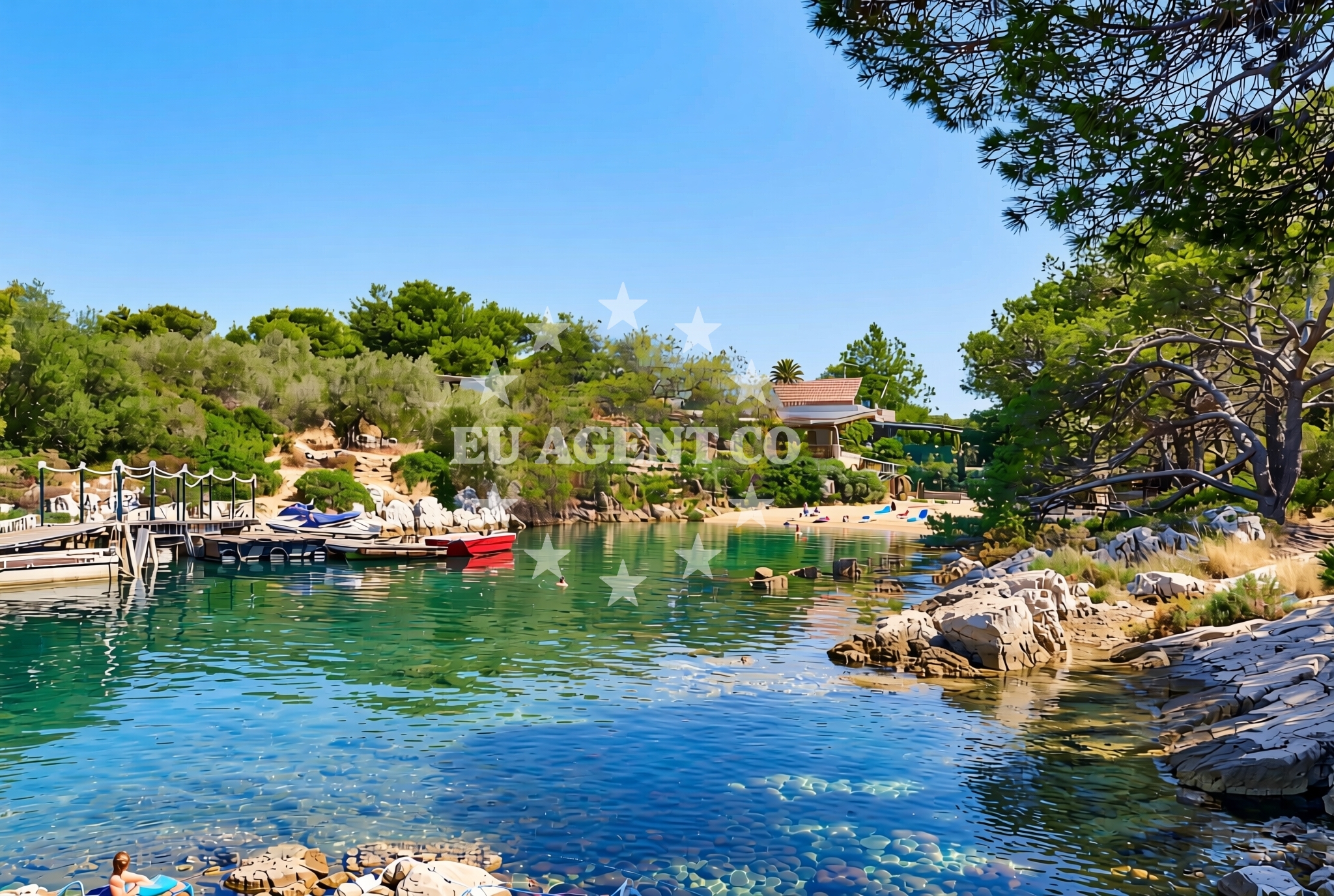 Additional view of Kornati (Kornat): beaches and coves in Kornati (Kornat)