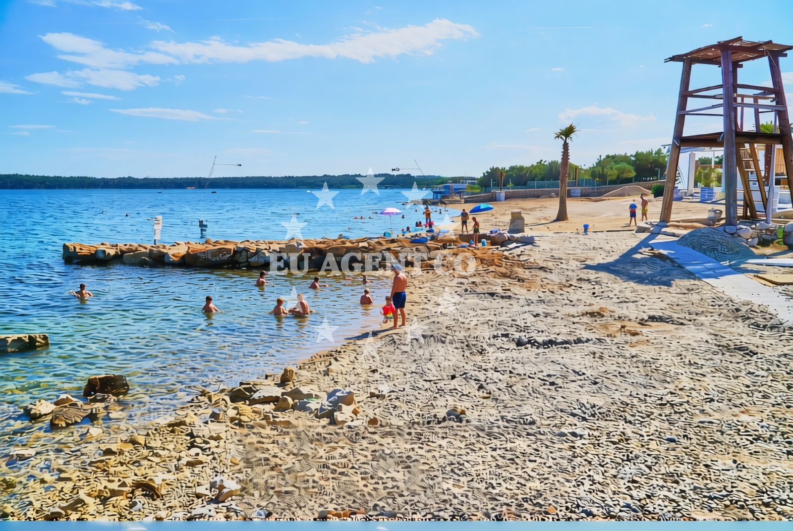 Shoreline and swimming area at Kornić (Krk): beaches and coves (4) in Kornić (Krk)