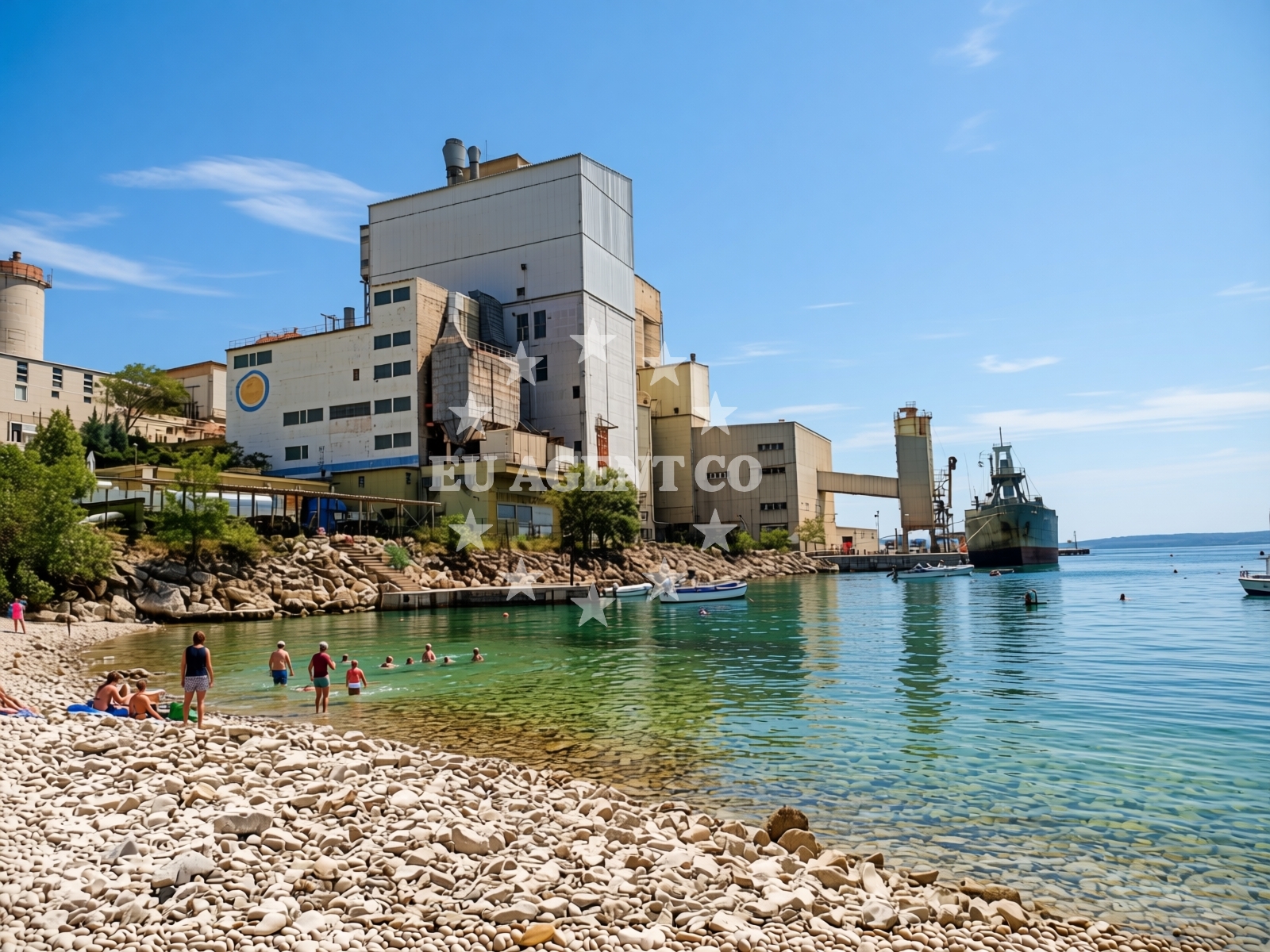 Overview of Koromacno beach in Koromačno 29, Koromačno