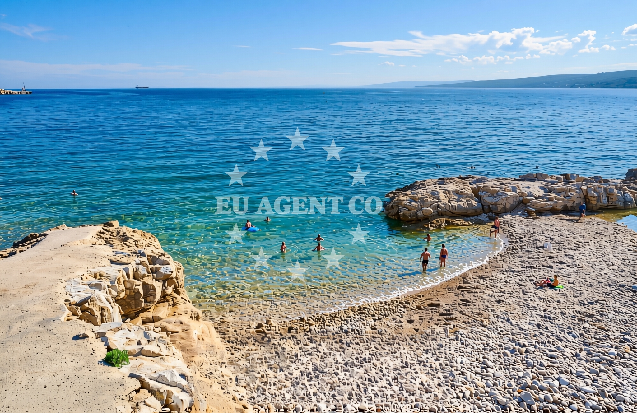 Additional view of Koromačno istok, Koromačno Beach in Koromačno istok