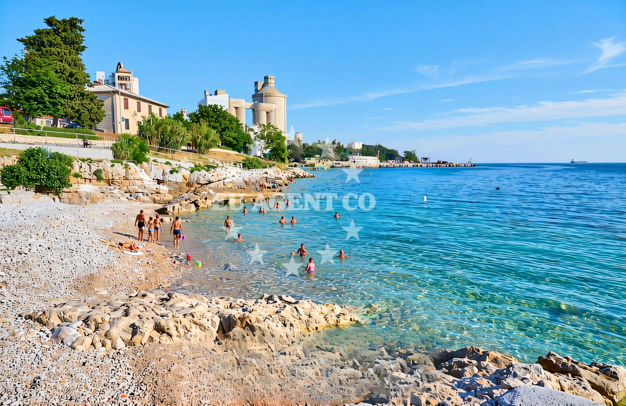 Additional view of Koromačno istok, Koromačno Beach in Koromačno istok