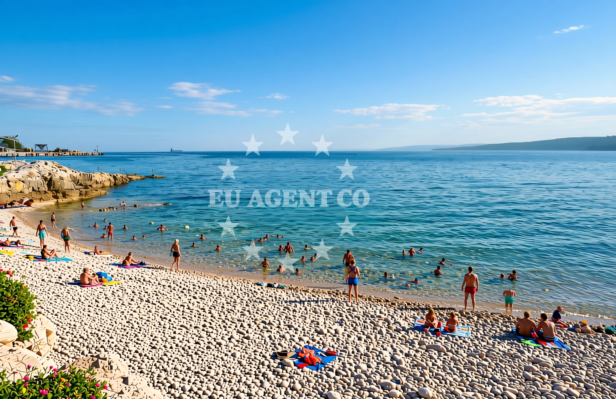 Additional view of Koromačno istok, Koromačno Beach in Koromačno istok