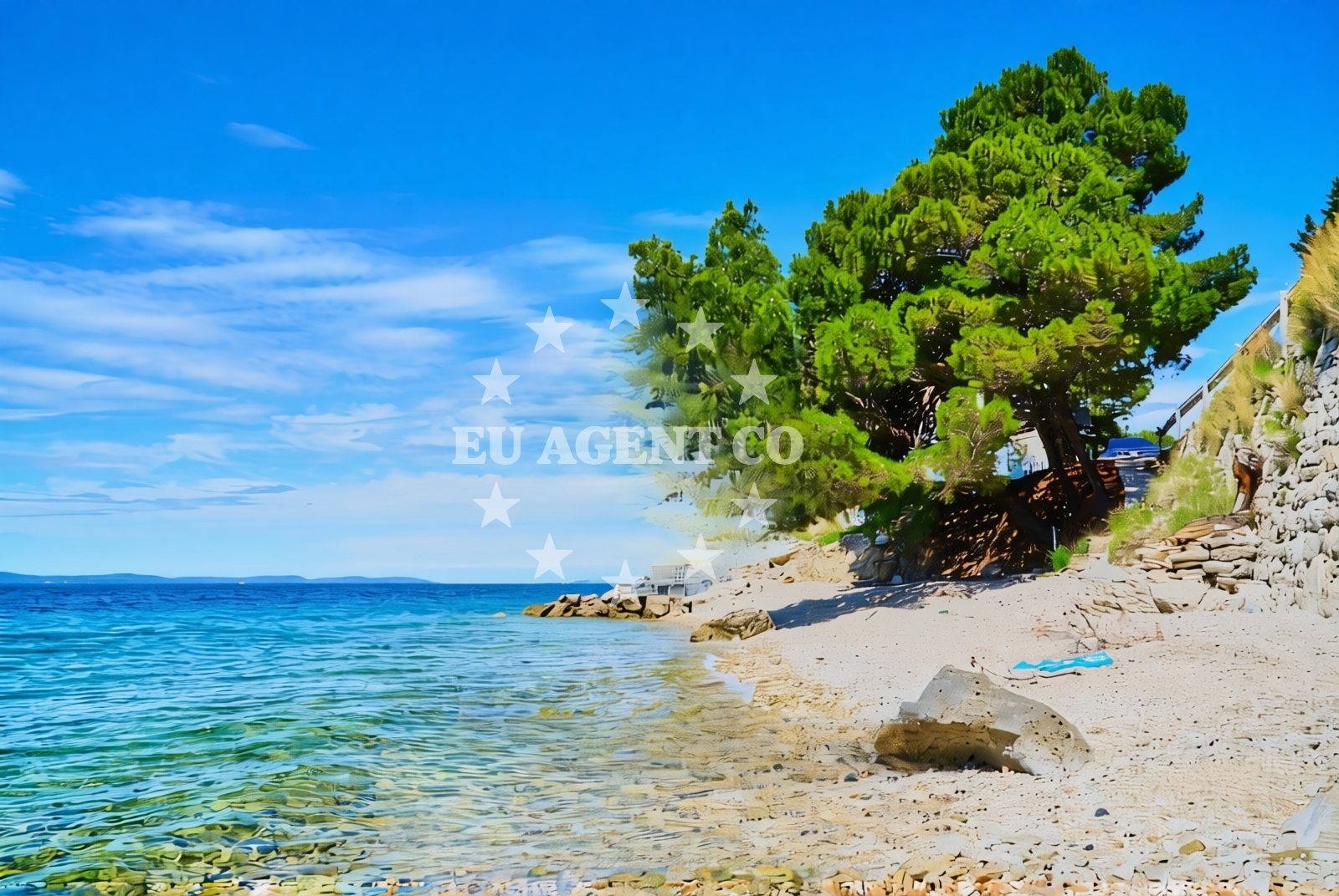 Overview of Kosovac, Jesenice Beach in Kosovac