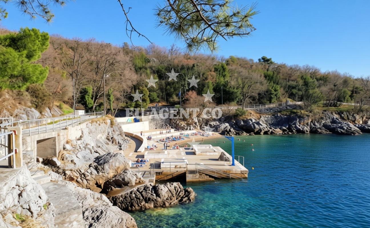 Additional view of Kostanj beach in Tenčićevo 19, Rijeka