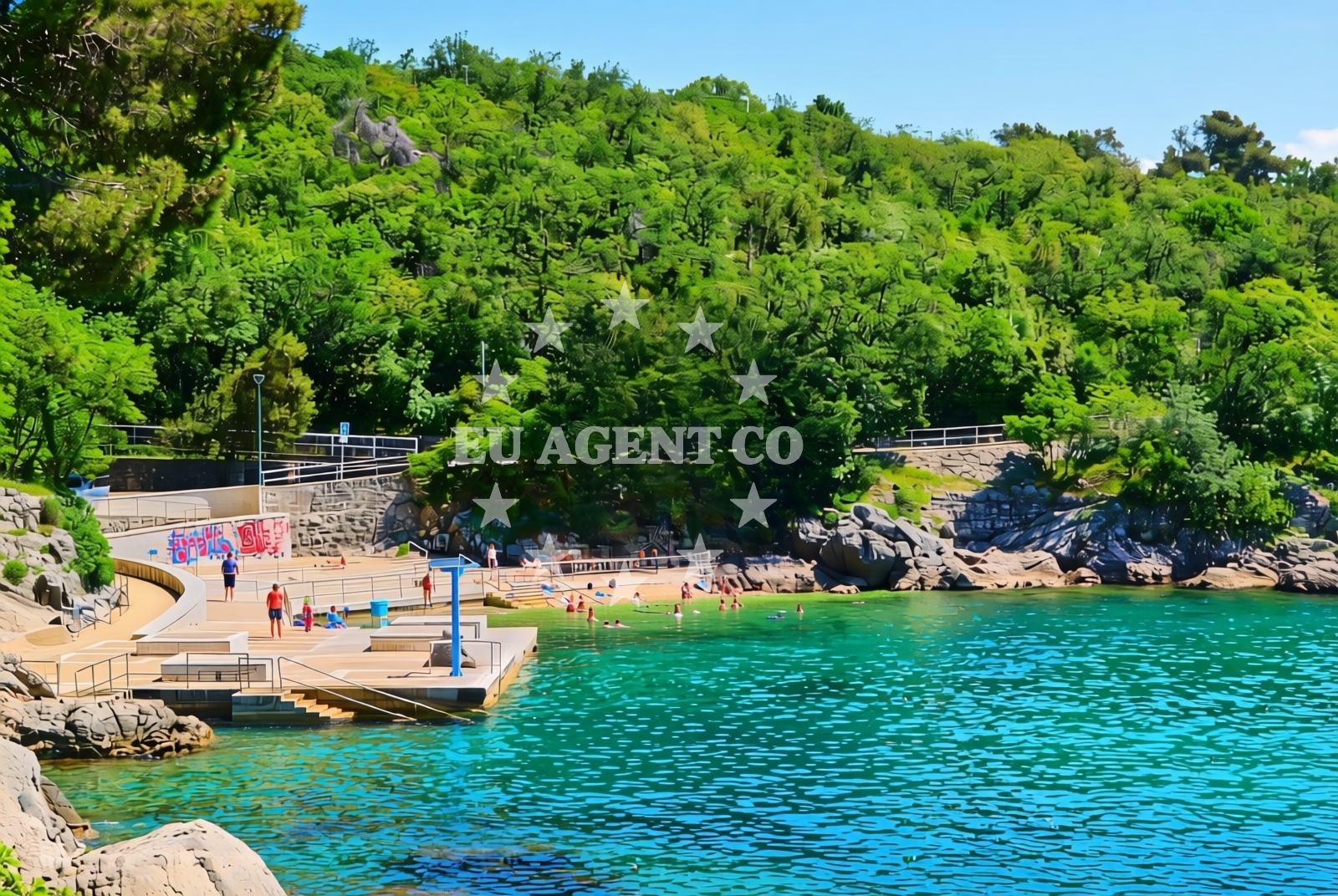Additional view of Kostanj beach in Tenčićevo 19, Rijeka