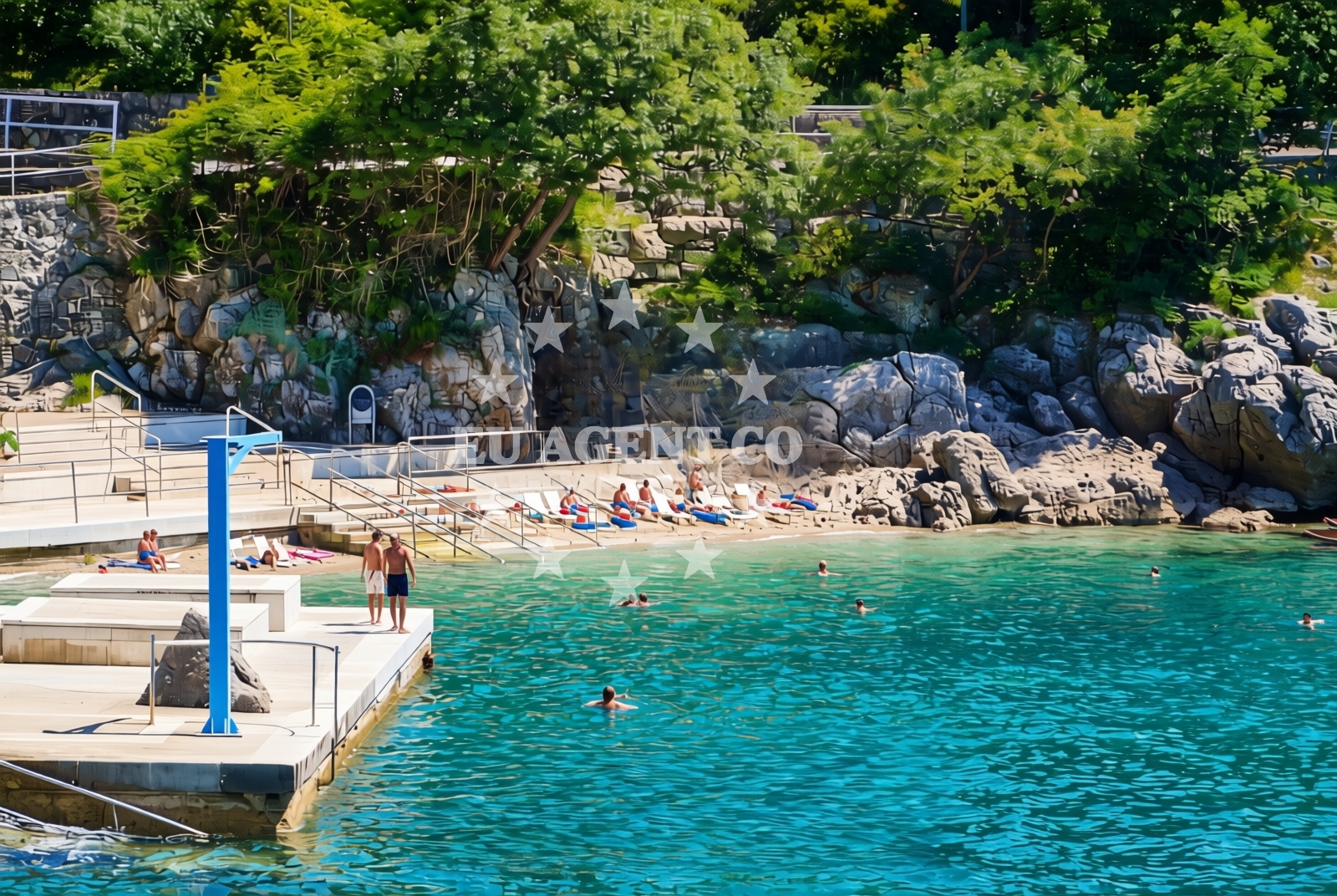 Additional view of Kostanj beach in Tenčićevo 19, Rijeka