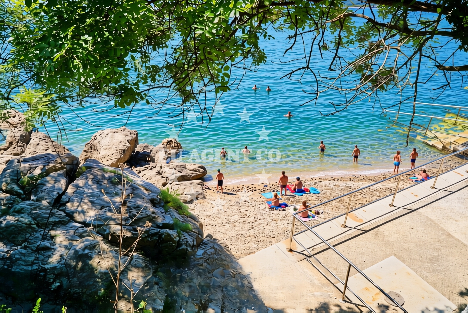 Additional view of Kostanj beach in Tenčićevo 19, Rijeka