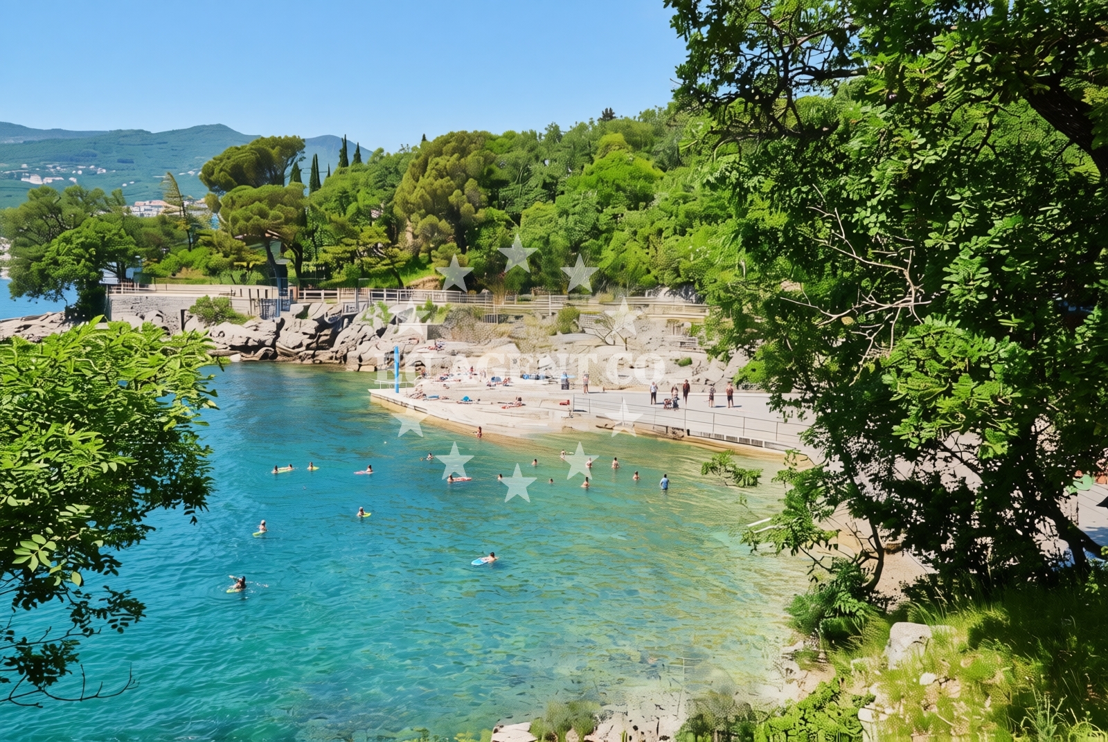 Additional view of Kostanj beach in Tenčićevo 19, Rijeka