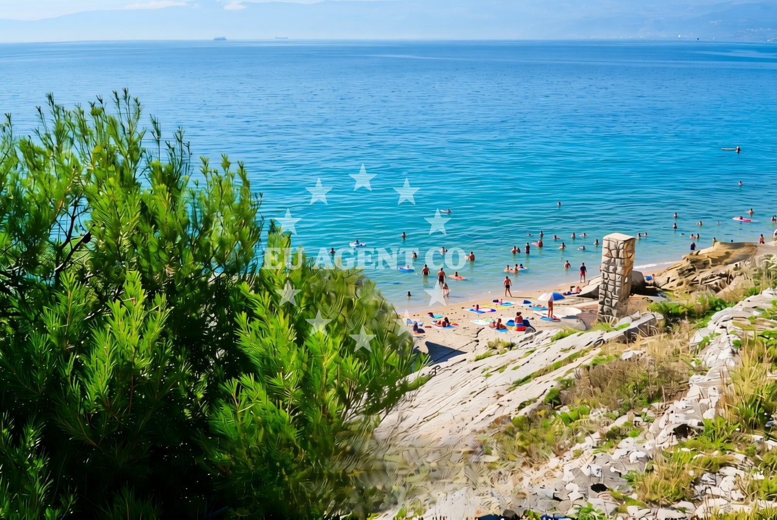 Beach facilities and surroundings at Kostrena: beaches and coves (11) in Kostrena