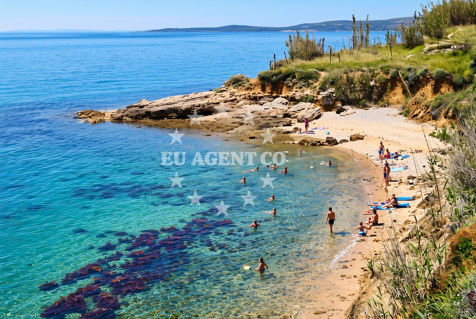 Additional view of Kotice jug, Pag (Pag) Beach in Kotice jug