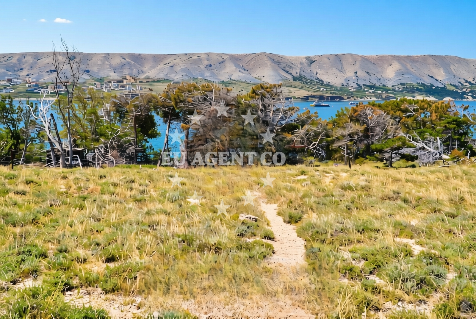 Shoreline and swimming area at Kotice sjever, Pag (Pag) Beach in Kotice sjever