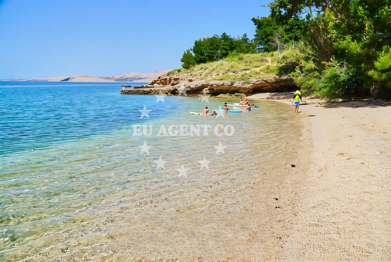Additional view of Kotice sjever, Pag (Pag) Beach in Kotice sjever