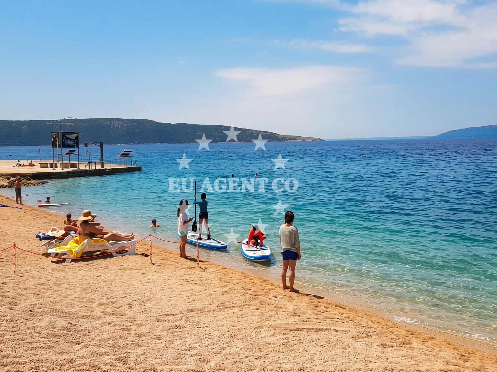 Additional view of Kovacine beach in Ulica Mate Solisa 15, Cres