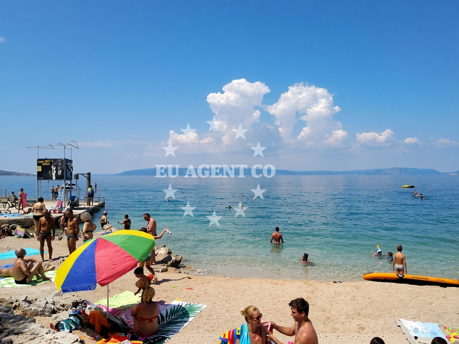 Additional view of Kovacine beach in Ulica Mate Solisa 15, Cres