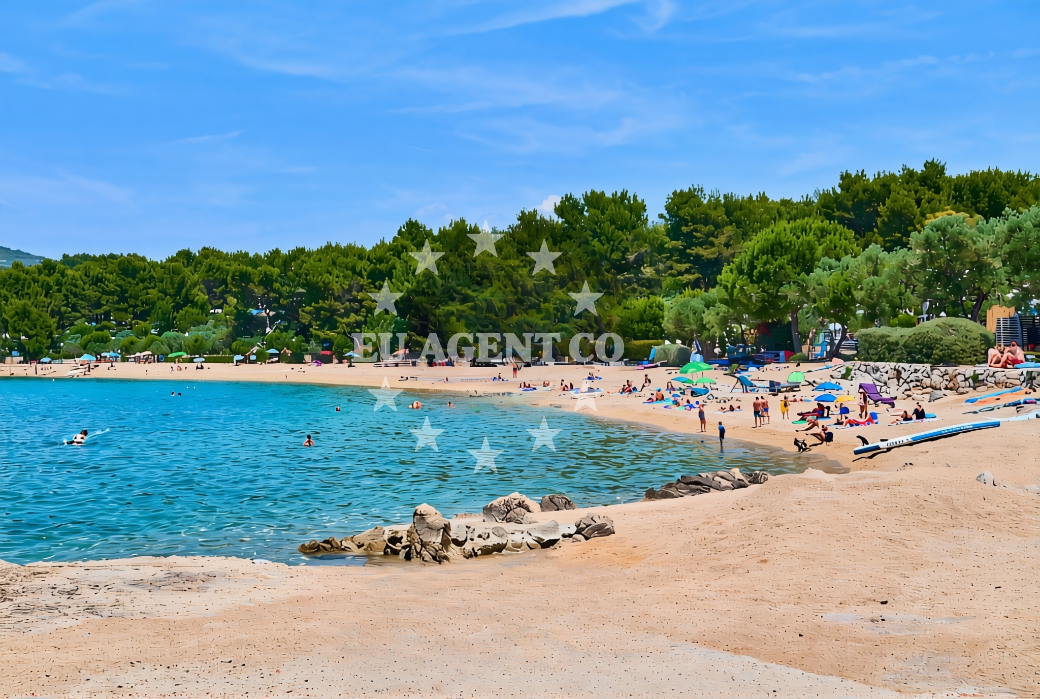 Additional view of Kovacine beach in Ulica Mate Solisa 15, Cres