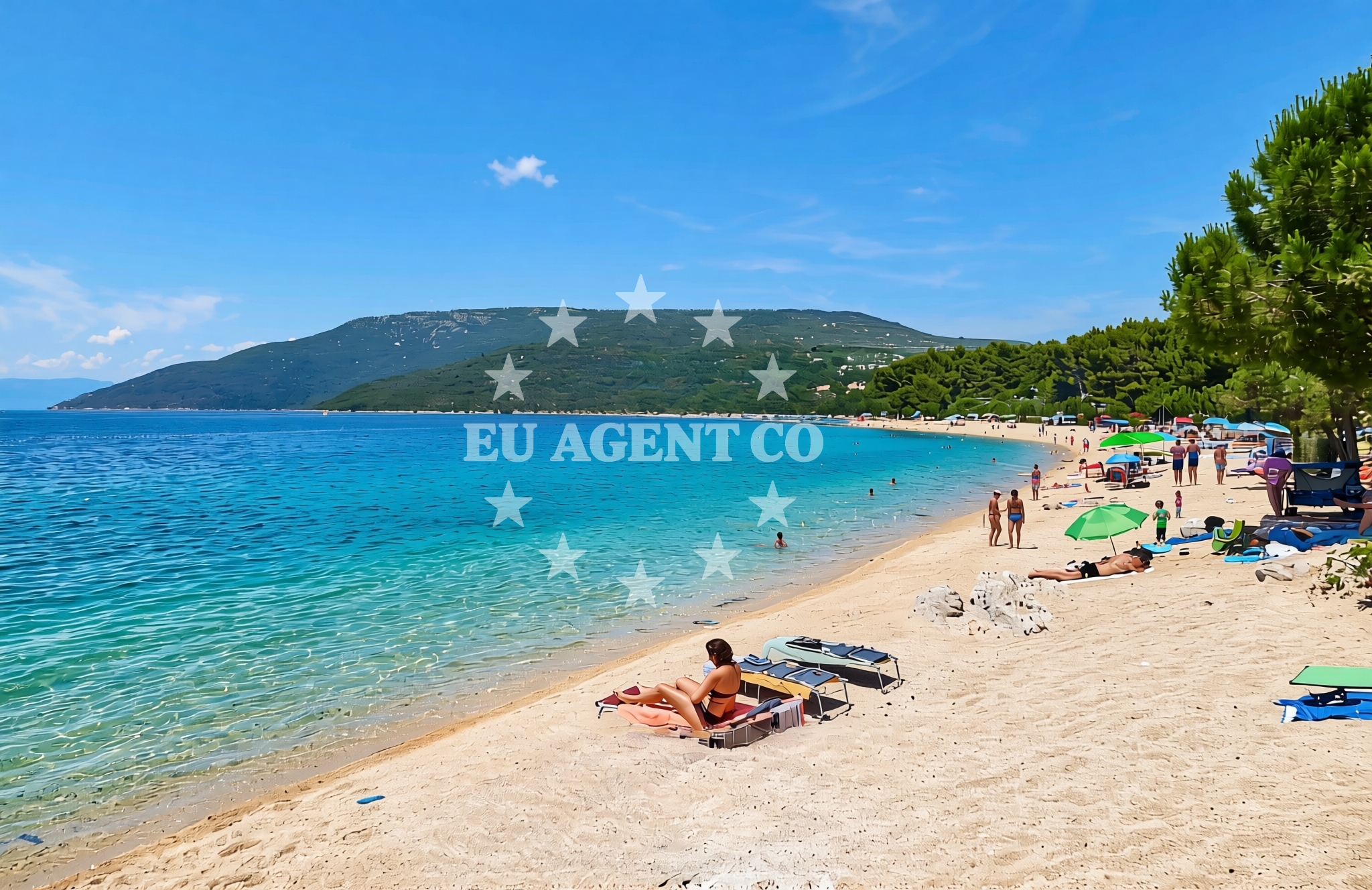 Additional view of Kovacine beach in Ulica Mate Solisa 15, Cres