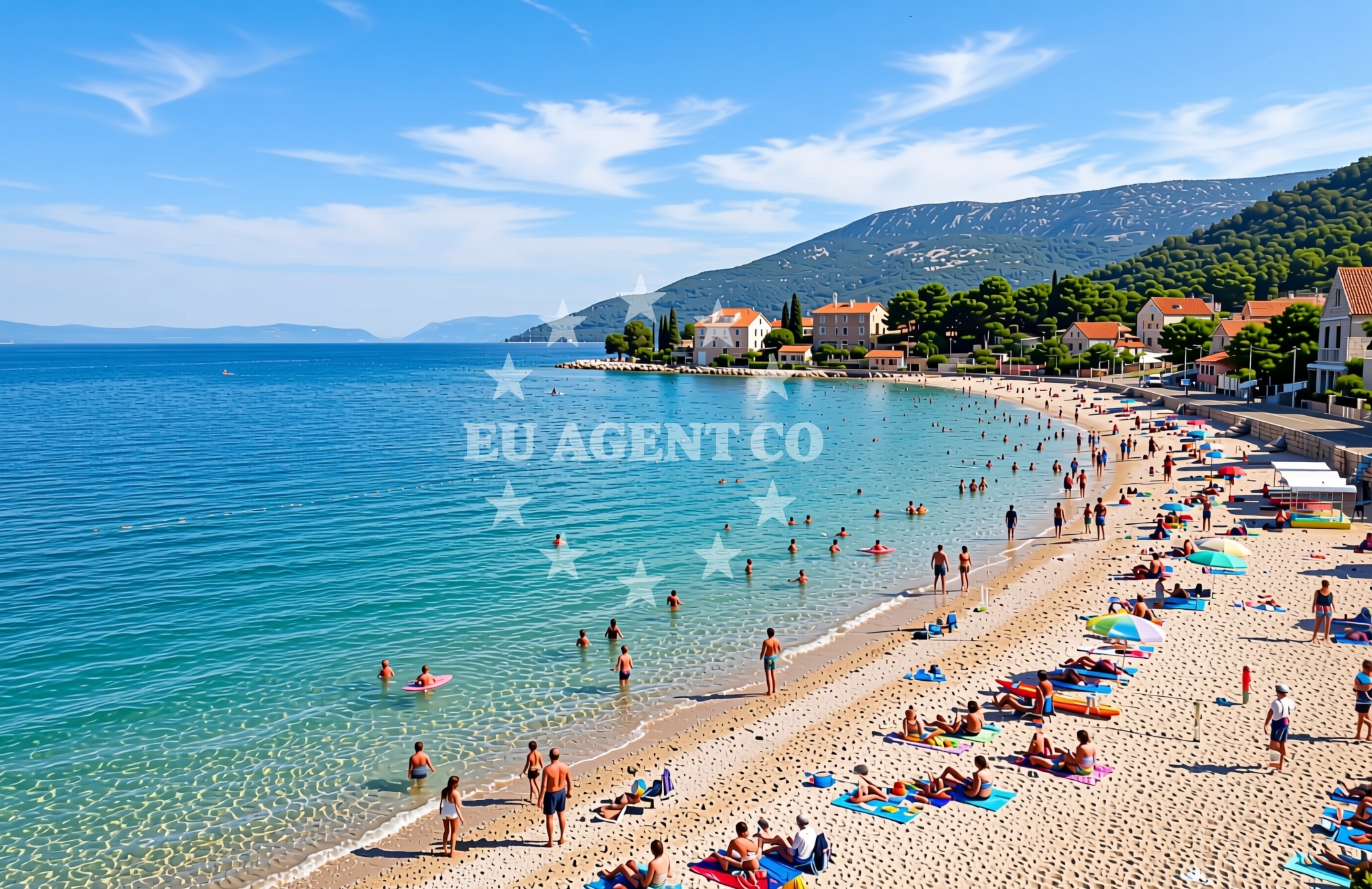 Additional view of Kovacine beach in Ulica Mate Solisa 15, Cres