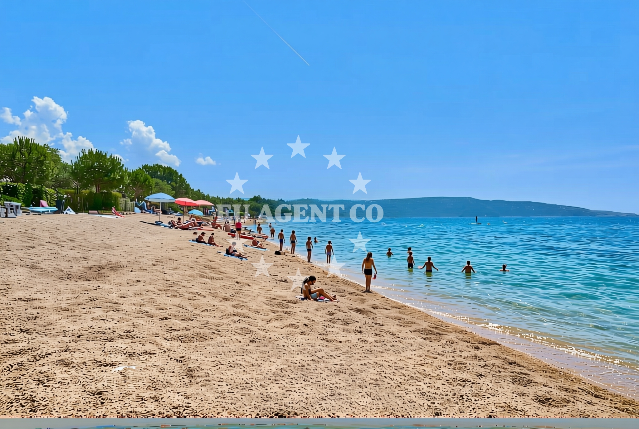 Additional view of Kovacine beach in Ulica Mate Solisa 15, Cres