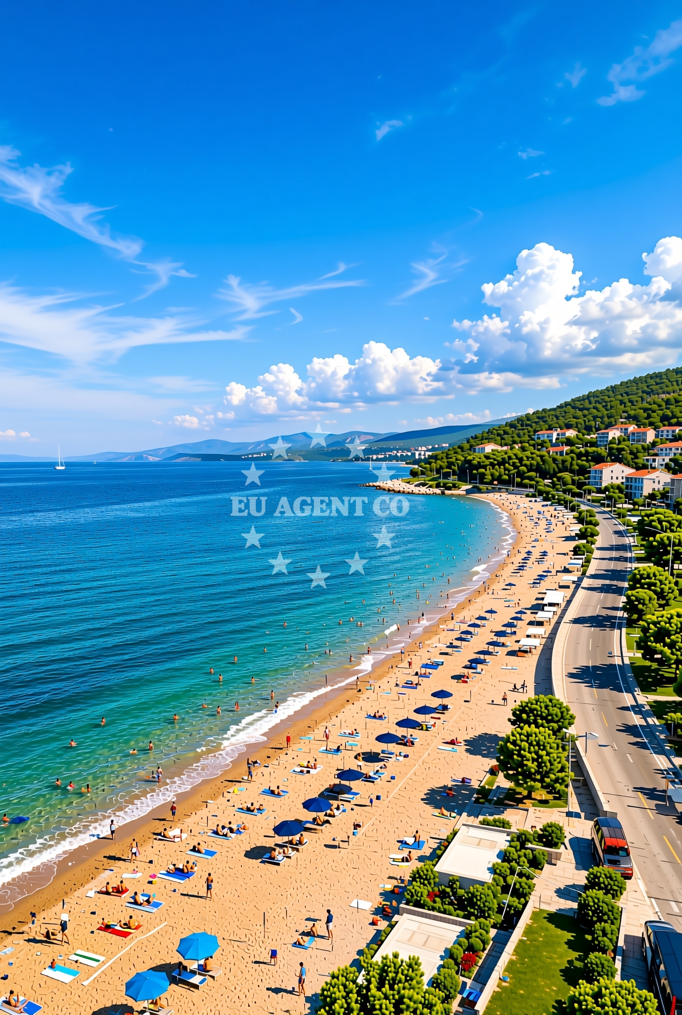 Additional view of Kovacine beach in Ulica Mate Solisa 15, Cres