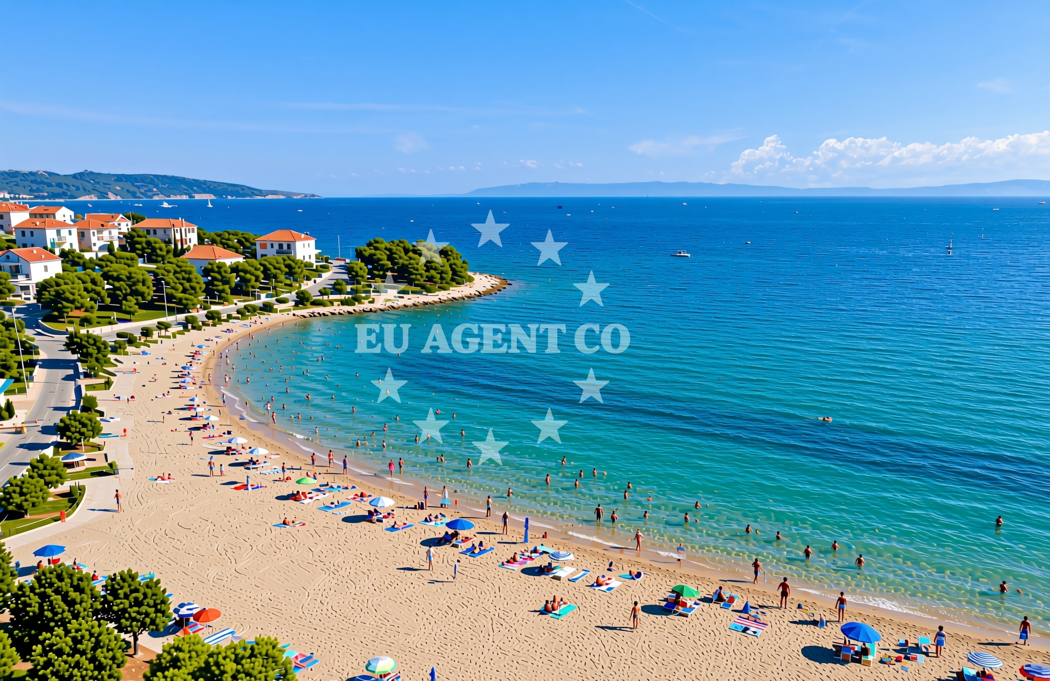Additional view of Kovacine beach in Ulica Mate Solisa 15, Cres