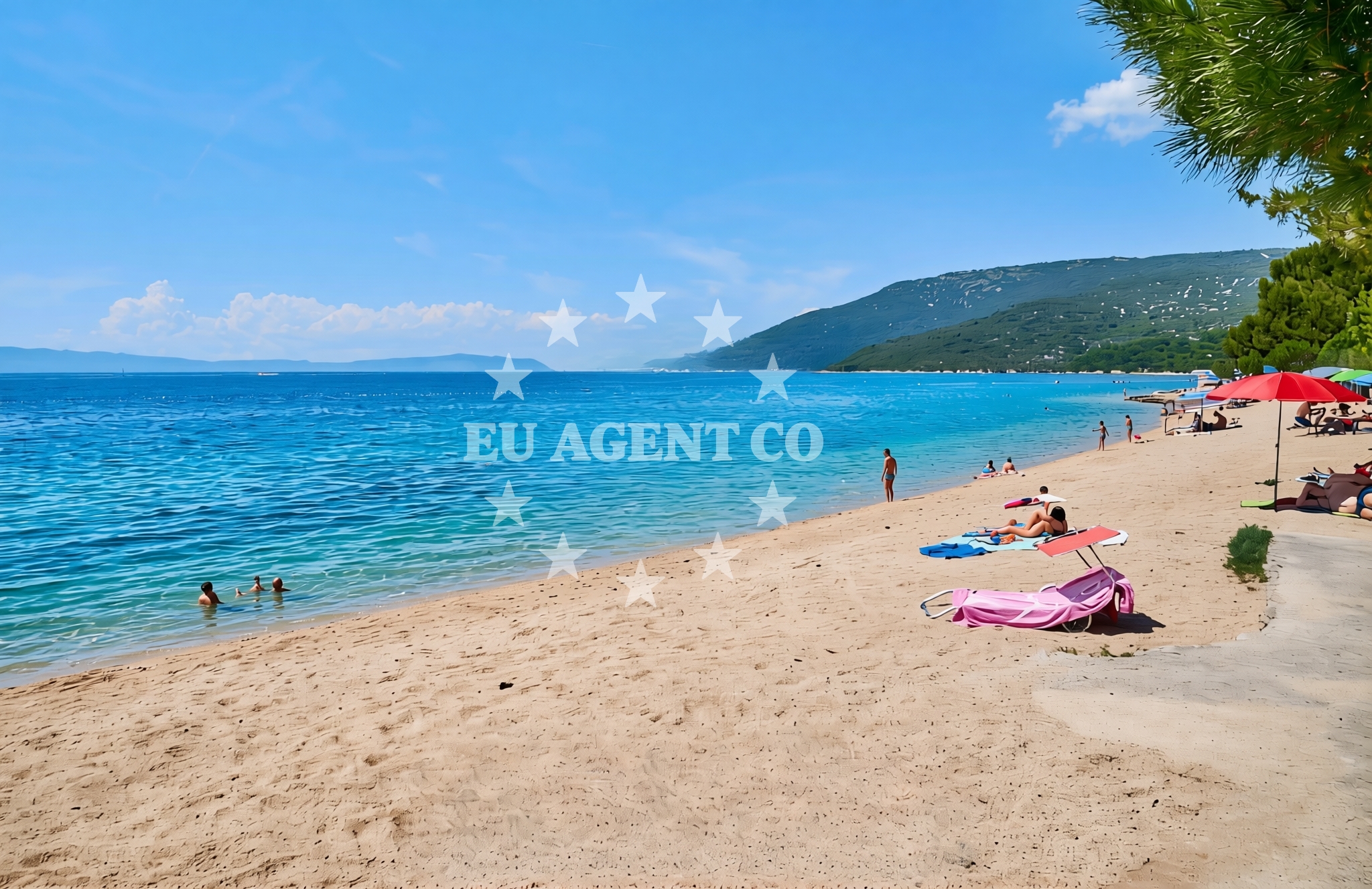 Additional view of Kovacine beach in Ulica Mate Solisa 15, Cres