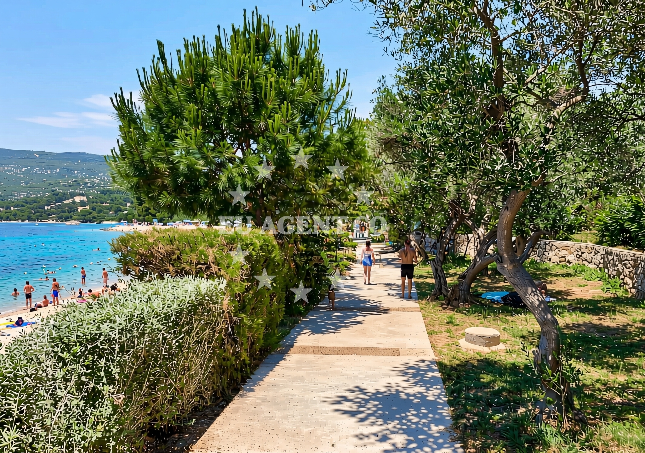 Additional view of Kovacine beach in Ulica Mate Solisa 15, Cres